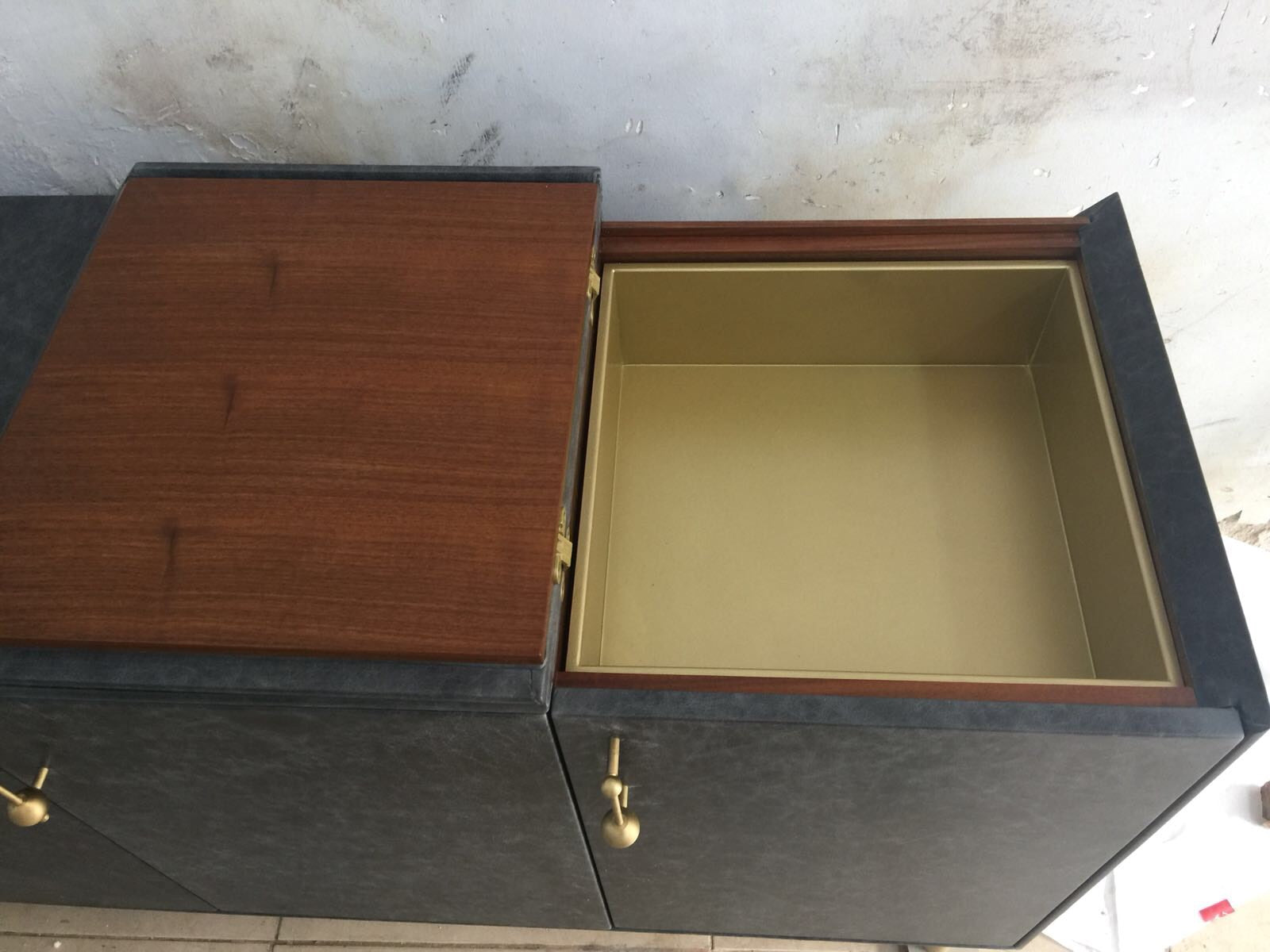 Terracotta Liquor Cabinet & Credenza