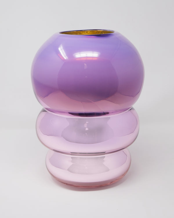 Violet Opal Curvy Vase
