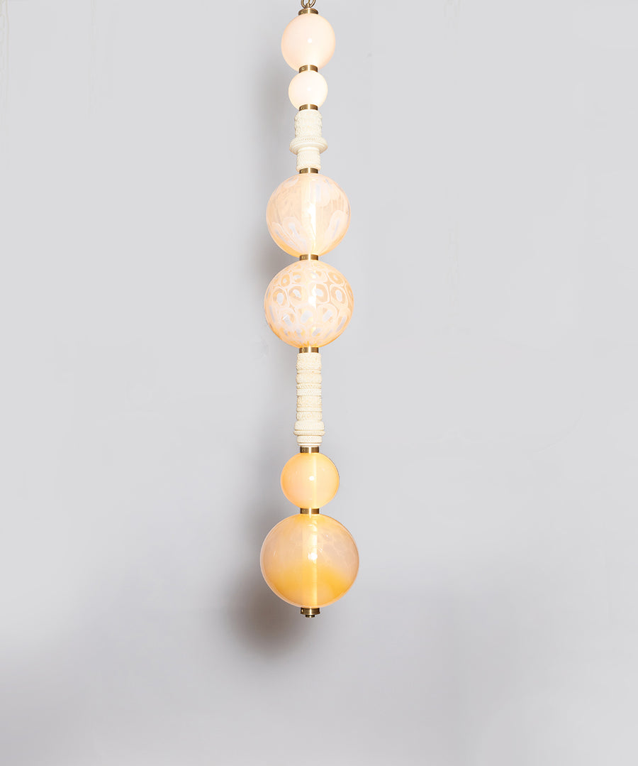 Dot Pillar in Peach