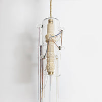 Chain Pendant - Clear & Color Ball Chain