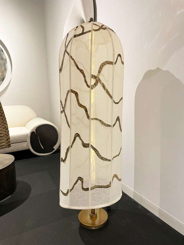 Golden Waves Floor Lamp