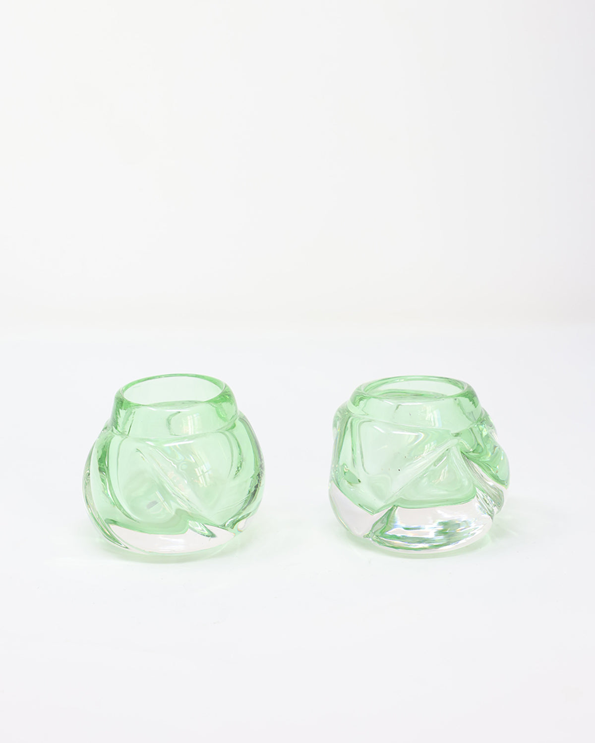 Cut Tealights- Set of 2 - Transparent Colors