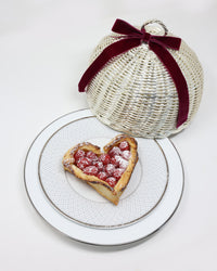 Silver Dipped Rattan Dome