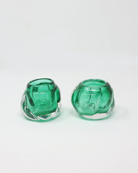 Cut Tealights- Set of 2 - Transparent Colors