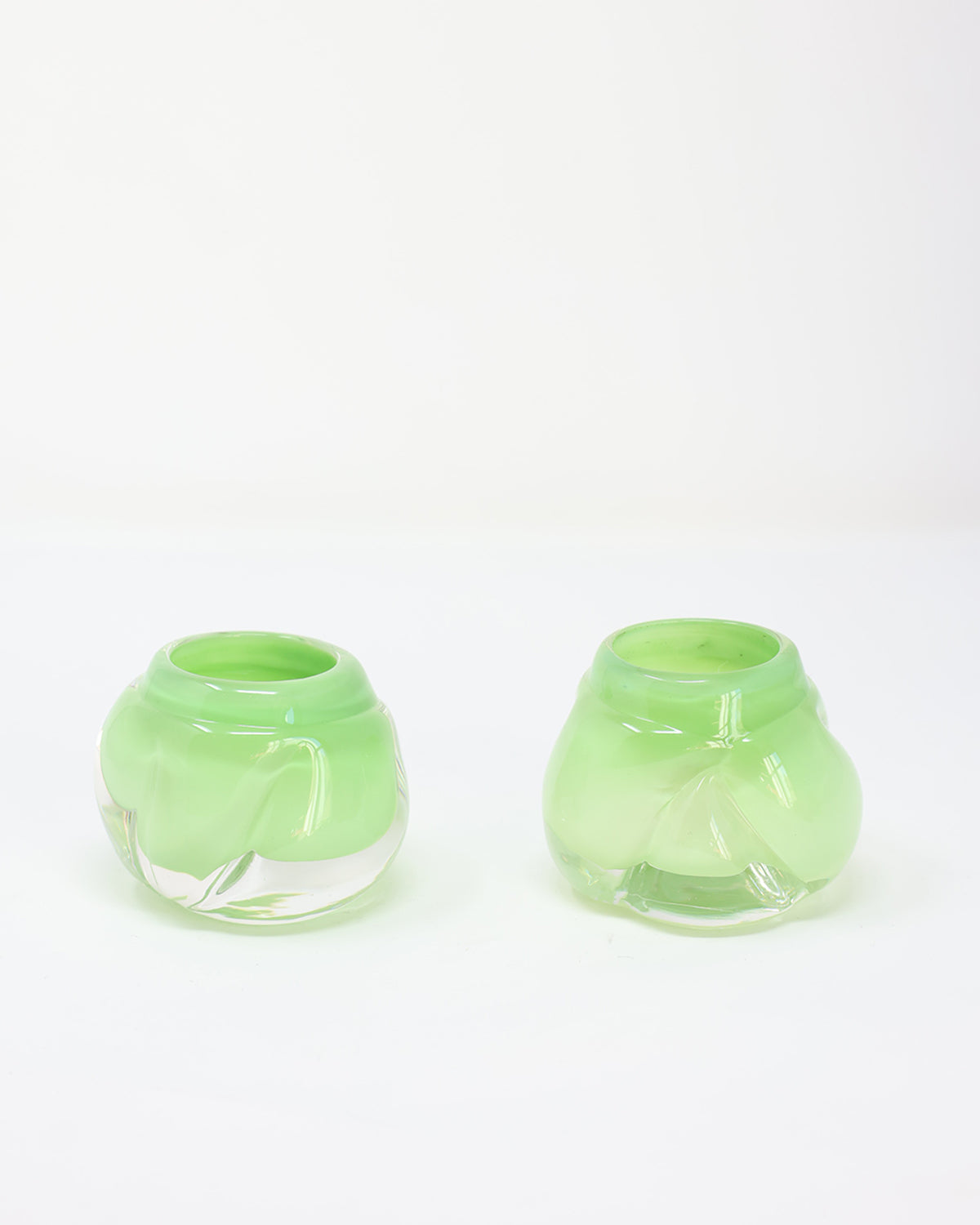 Cut Tealights- Set of 2 - Opaque Colors