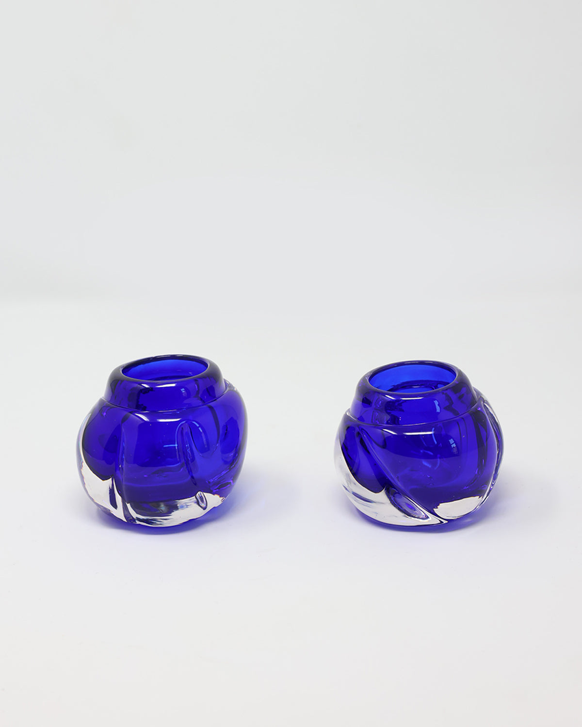 Cut Tealights- Set of 2 - Transparent Colors