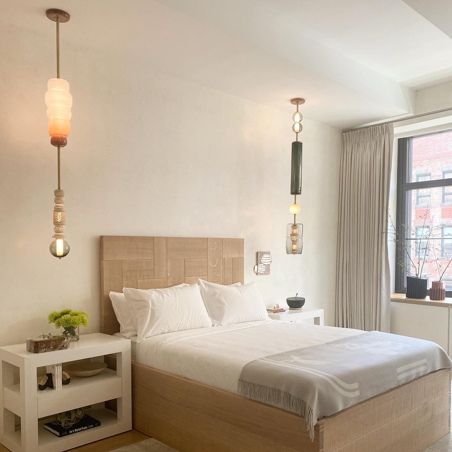 WOVEN COLONY- Bedside Pendants for West Village Home