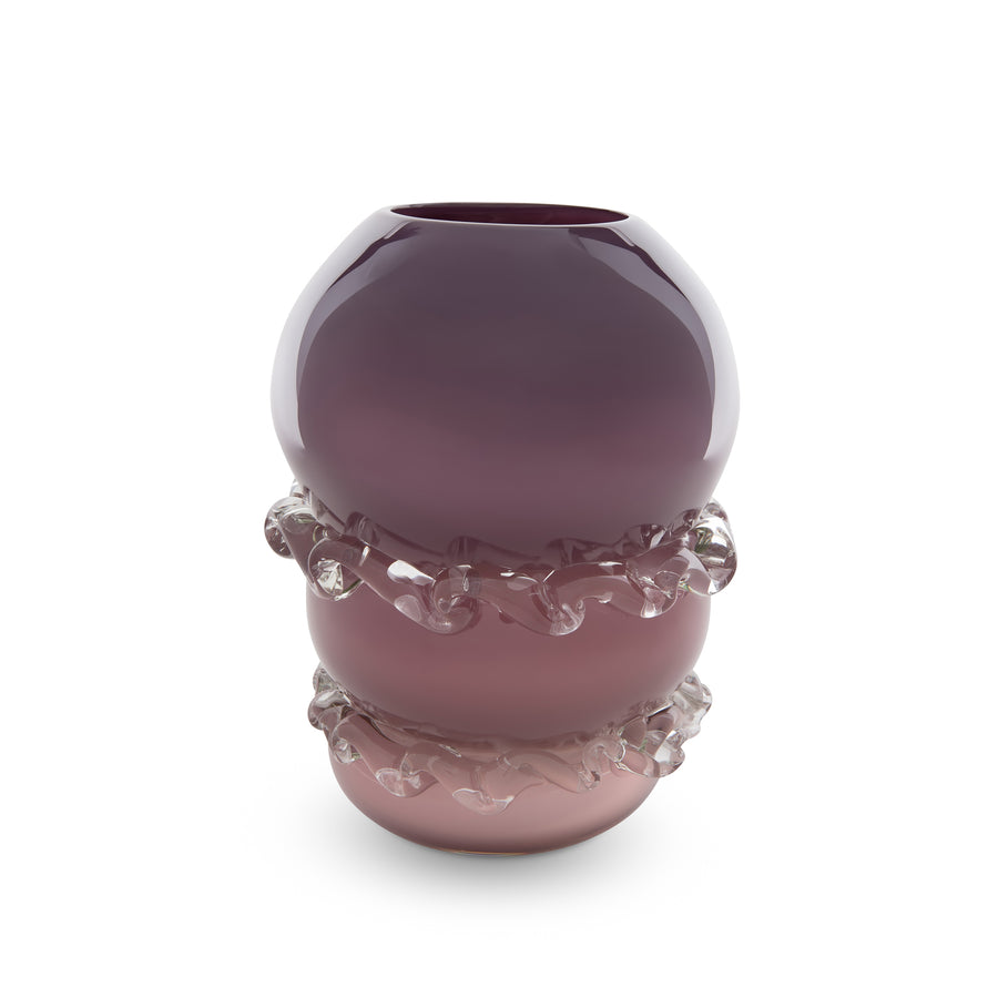 Plum Frills Vase