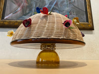 2 in 1 Cake Stand & Party Platter in Caramel