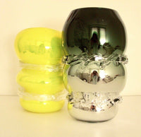 Neon Yellow String Vase
