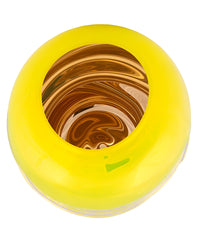 Neon Yellow String Vase
