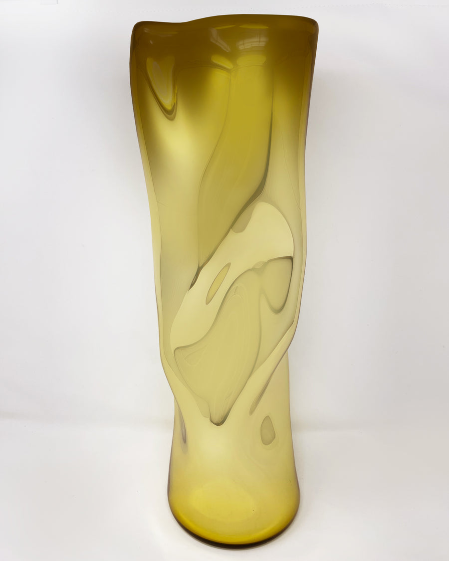Gold Wavy Vase