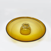 2 in 1 Cake Stand & Party Platter in Caramel