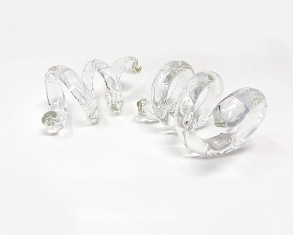 Glass Snake Napkin Ring-Set of 2
