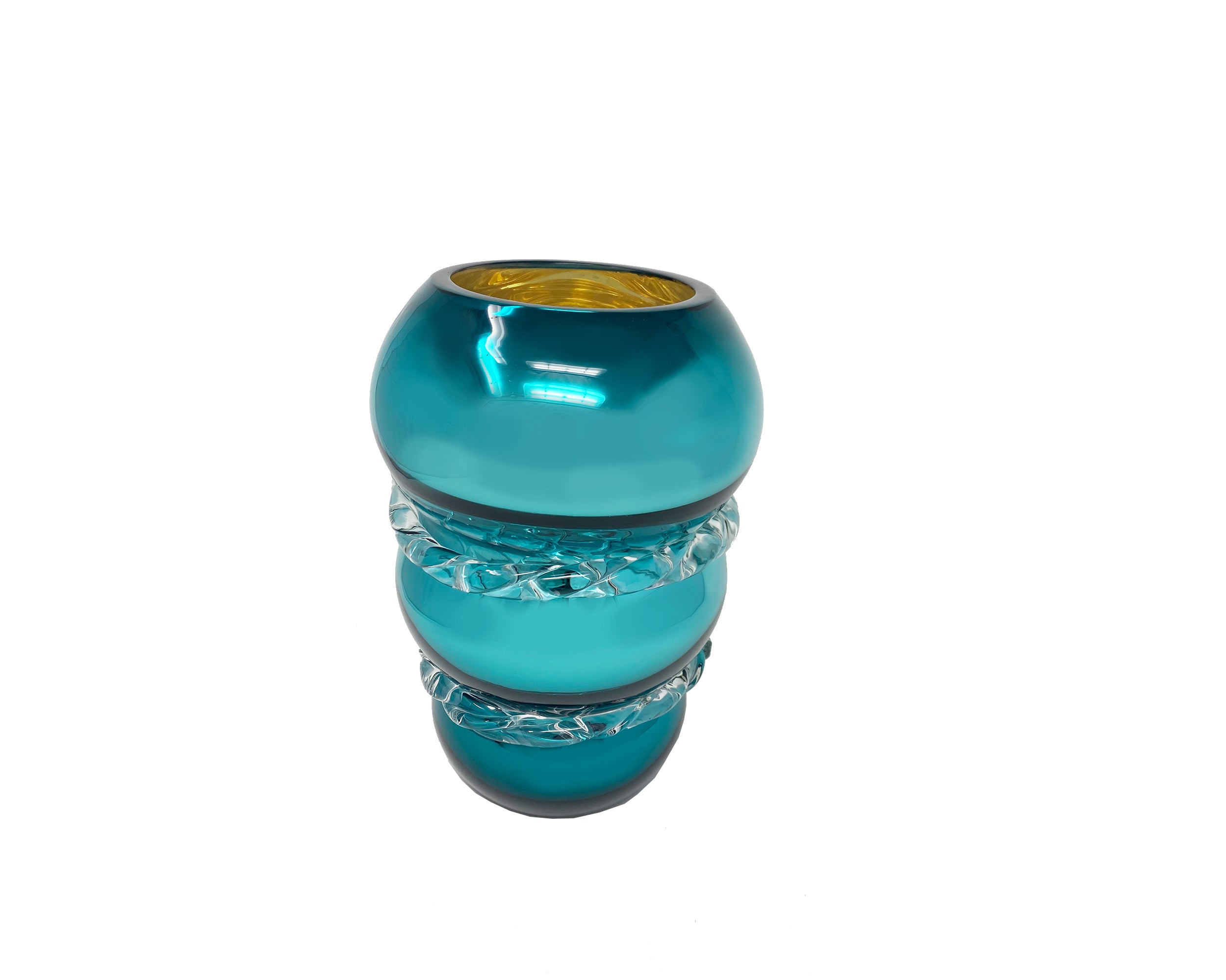 Blue Rope Vase Lagoon Blue Rope Vase – shopfeyz