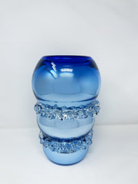 Royal Blue Frills Vase