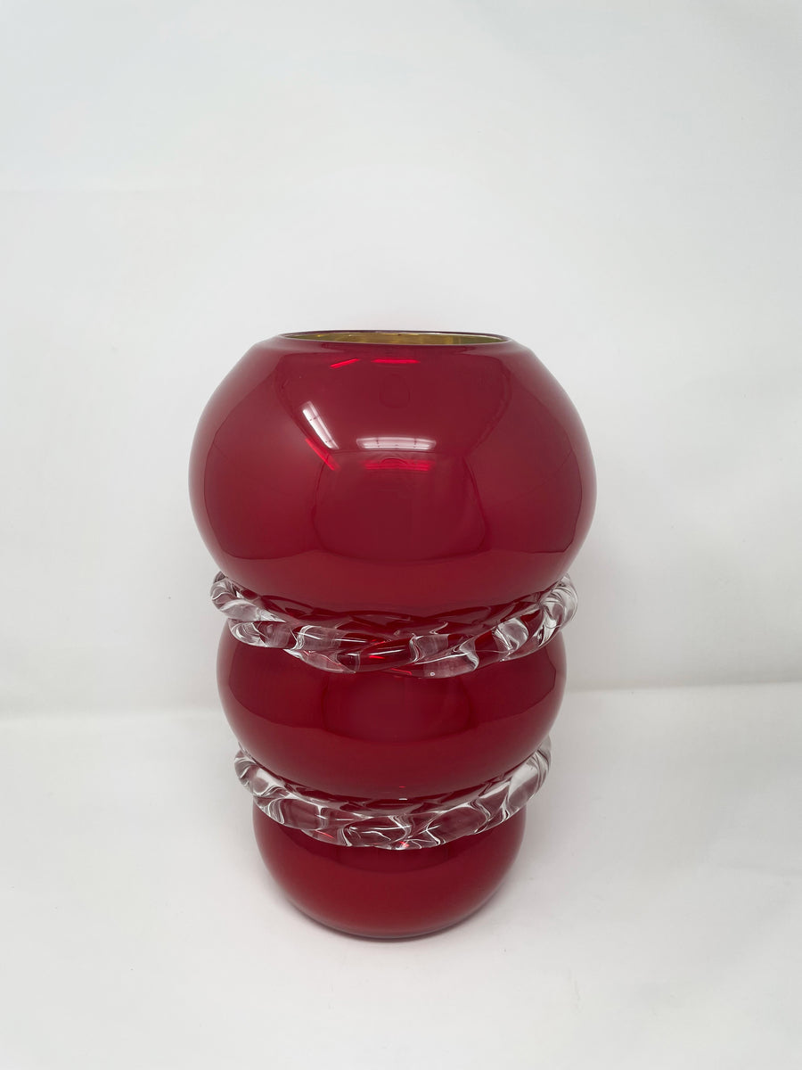Red Rope Vase