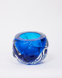 Royal Blue Cut Vase