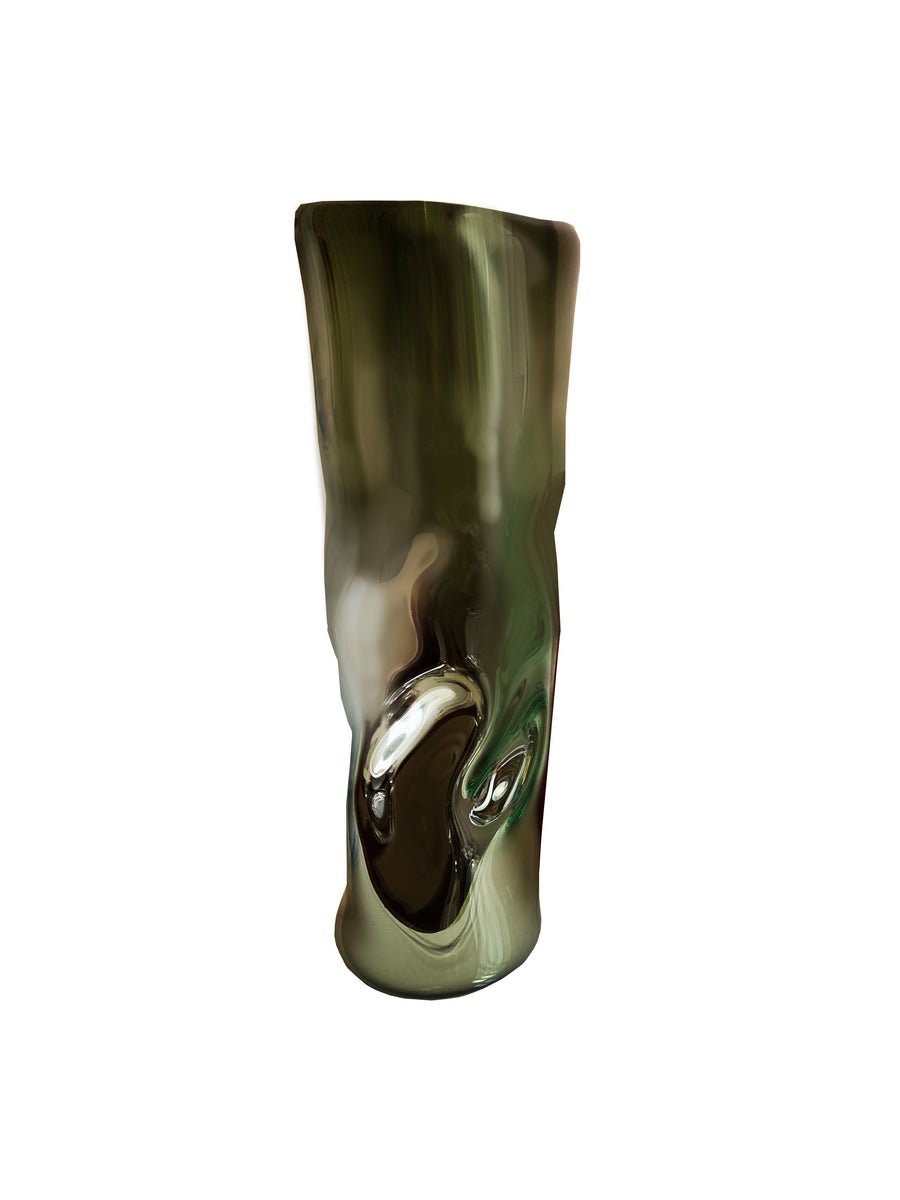 Tourmaline Wavy Vase