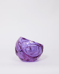 Violet Cut Vase