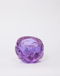 Violet Cut Vase