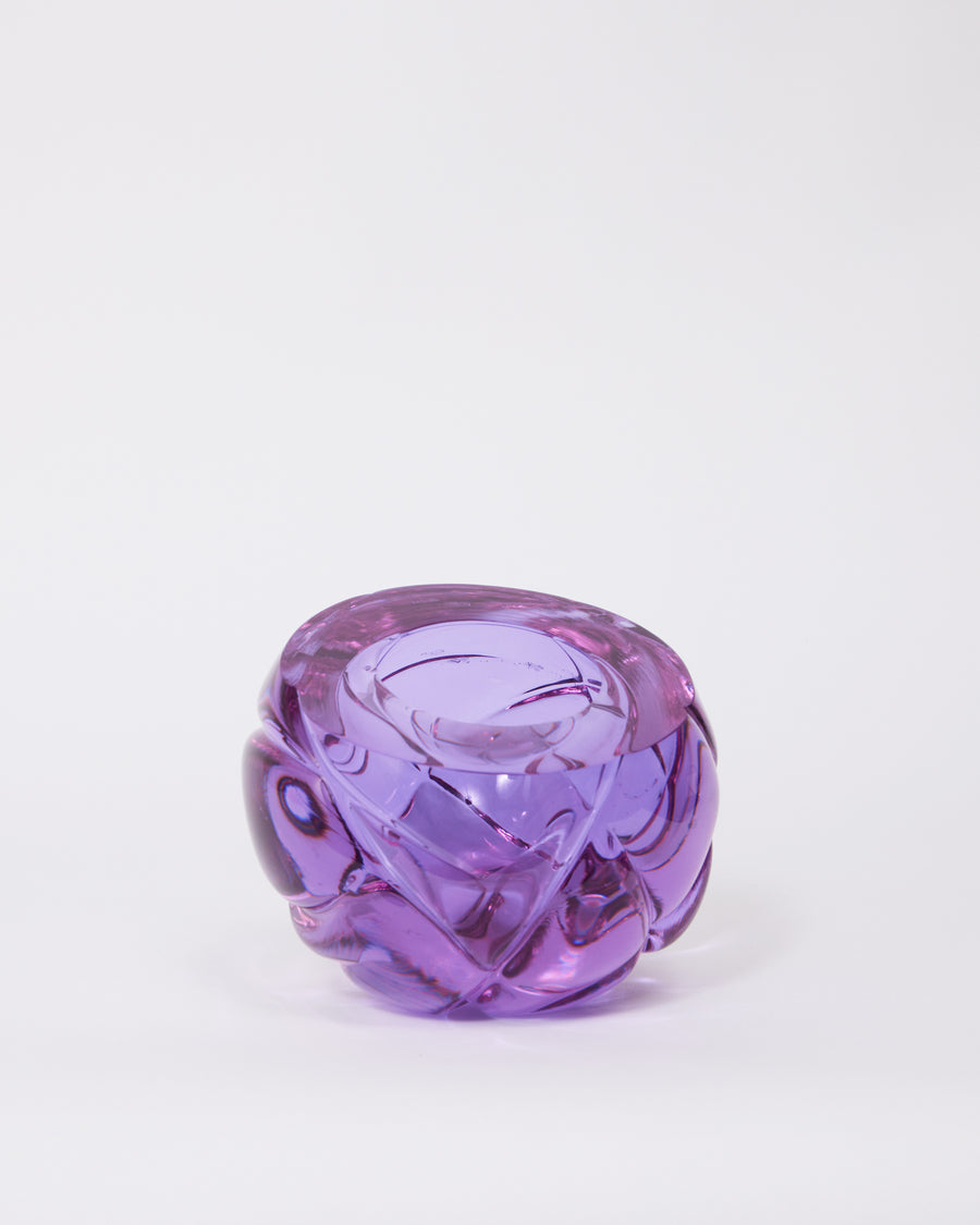 Violet Cut Vase
