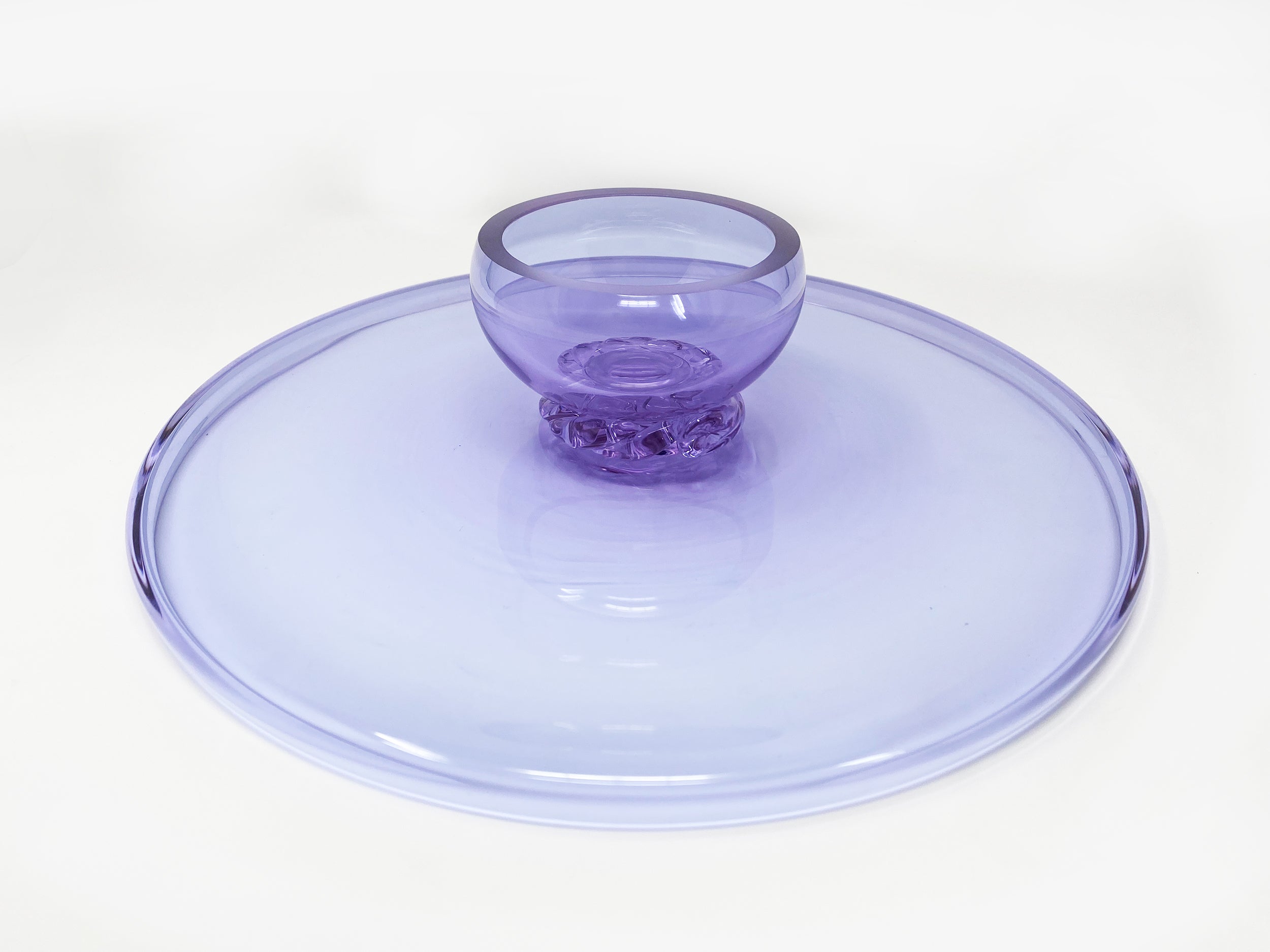 2 in 1 Cake Stand & Party Platter in Lilac