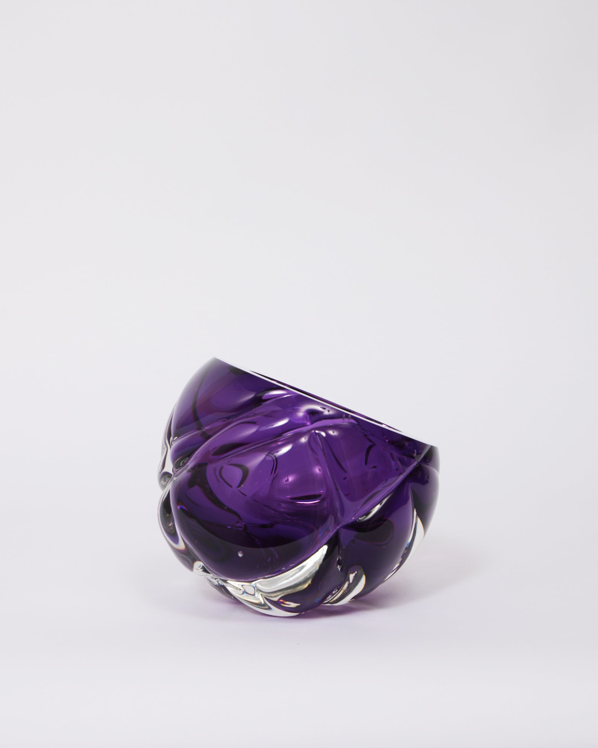 Violet Cut Vase