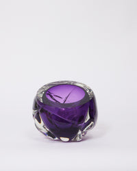 Violet Cut Vase